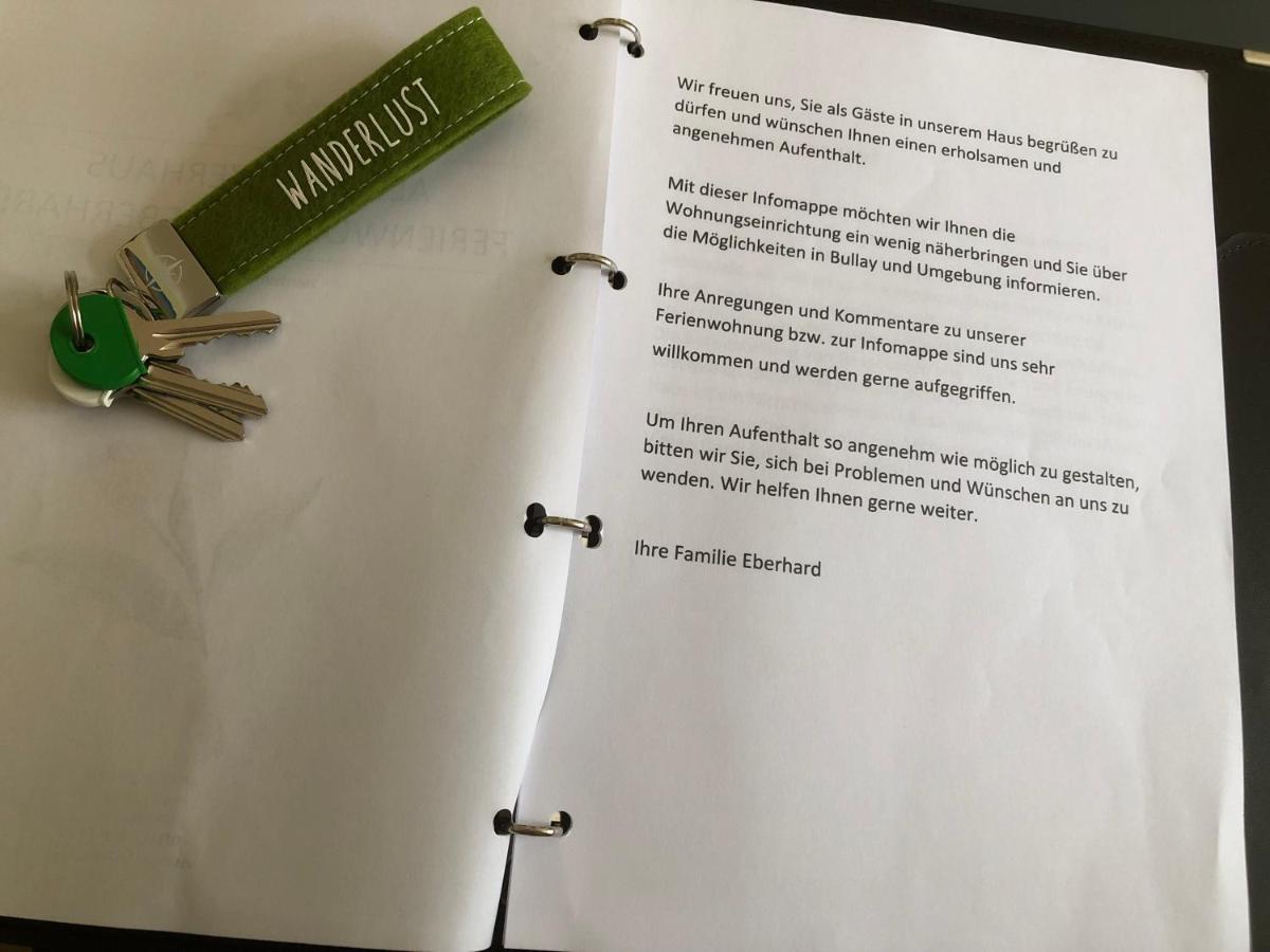 Ferienwohnung Eberhard Altes Winzerhaus Bullay Exteriér fotografie